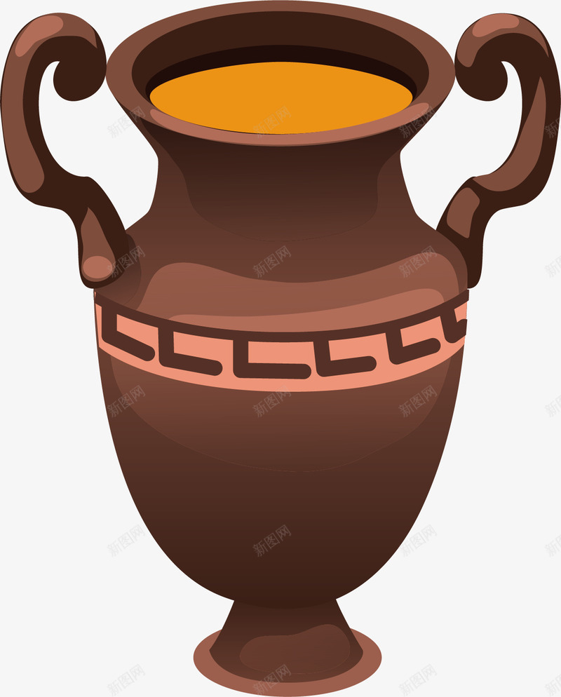 棕色的罐子矢量图ai免抠素材_新图网 https://ixintu.com 卡通手绘 棕色 水彩 瓷器 罐子 陶瓷 食物 矢量图