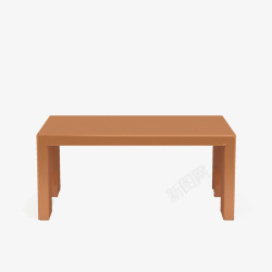 长条矮案桌简单棕色案桌高清图片