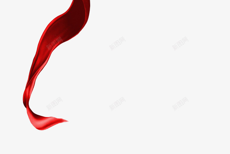 红色绸带图案png免抠素材_新图网 https://ixintu.com 彩带 新图网 红色 红色绸带 绸带
