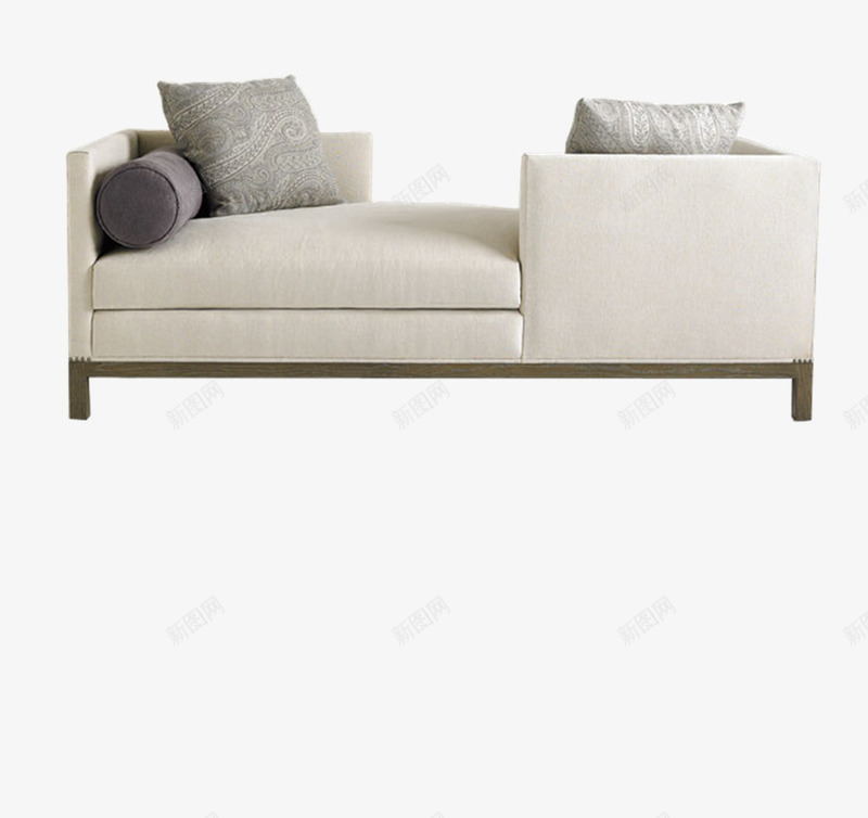 现代感沙发png免抠素材_新图网 https://ixintu.com 沙发 现代感 米白 设计