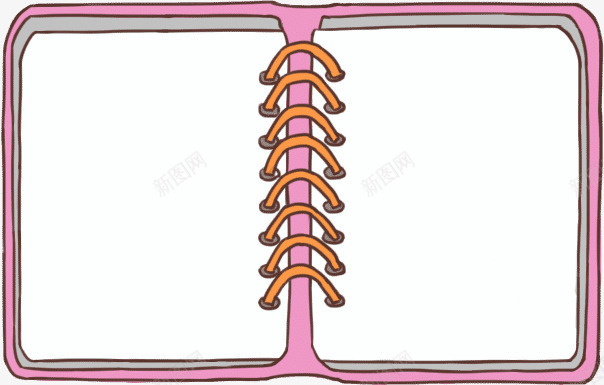 日记本png免抠素材_新图网 https://ixintu.com 卡通素材 学习用品 日记本 本子