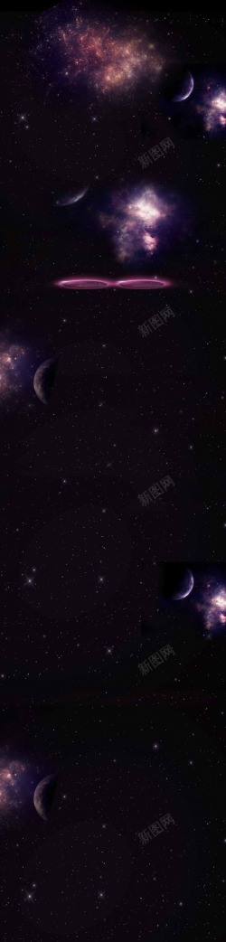 淡粉紫星空宇宙背景高清图片