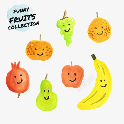 微笑香蕉水果表情包高清图片