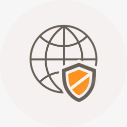safety浏览器全球互联网安全安全盾世界图标高清图片