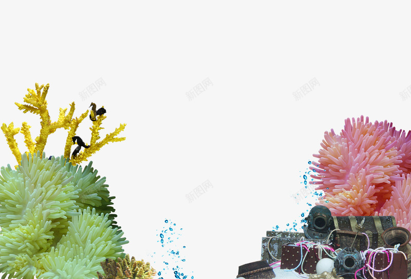珊瑚珊瑚草宝物水泡png免抠素材_新图网 https://ixintu.com 宝物 水泡 海底世界 珊瑚 珊瑚草