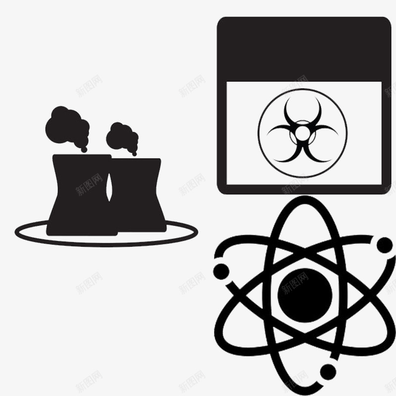卡通化学标识的PSD分层图标psd_新图网 https://ixintu.com 化学产品 化学份子 化学分子 化学品 化学方程式 化学标志 标示符