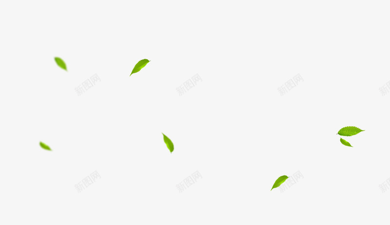 树叶png免抠素材_新图网 https://ixintu.com 叶子 树叶 环保 环保元素 绿叶 飘落的叶子
