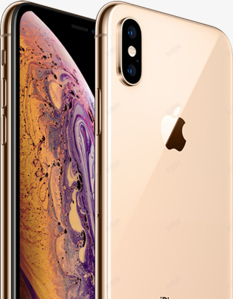 iPhoneXS金色png免抠素材_新图网 https://ixintu.com iPhoneXS 手机 苹果 金色