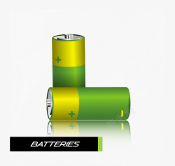 绿色电池矢量图素材