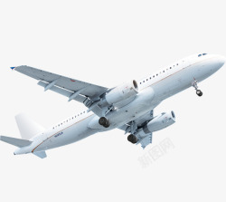 PPT汽车素材白色飞机高清图片