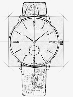 手表模型手表图纸高清图片