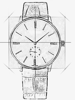 绘图模型手表图纸高清图片