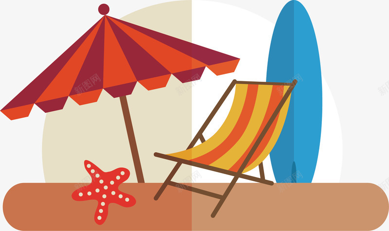 创意沙滩背景海报png免抠素材_新图网 https://ixintu.com 创意 卡通 彩色的 手绘图 沙滩 海报 漫画 简单