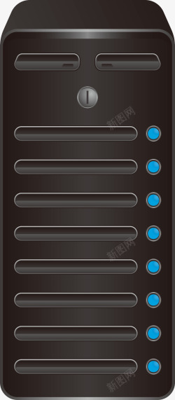 黑色服务器黑色服务器矢量图高清图片