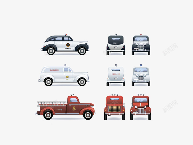 认识各类消防车png免抠素材_新图网 https://ixintu.com 119消防日宣传用 安全无小事 消防在身边 消防车 生命安全至上