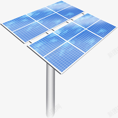 蓝色科技太阳能装饰png免抠素材_新图网 https://ixintu.com 太阳能 科技 蓝色 装饰