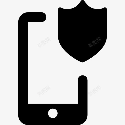智能手机图标png_新图网 https://ixintu.com 安全保护 屏蔽 手机 技术 电话