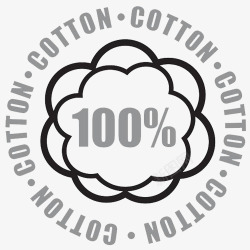 百分之百纯棉标志素材