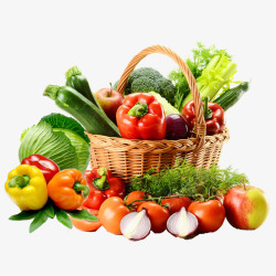 蔬菜菜篮子简图高清图片