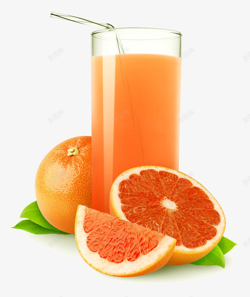 鲜榨果汁png免抠素材_新图网 https://ixintu.com 产品实物 新鲜蔬果 果汁 果汁矢量 橙子