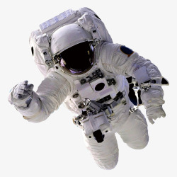 漫步太空里的宇航员高清图片