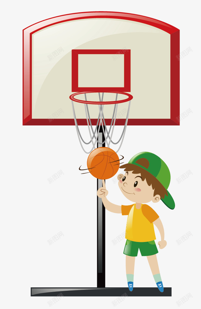 打篮球的小孩子png免抠素材_新图网 https://ixintu.com 卡通男孩 手绘玩篮球的男孩 手绘男孩 玩篮球的男孩 篮球 运动男孩