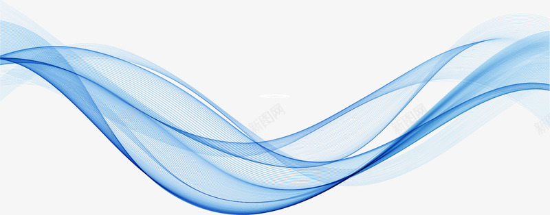 蓝色线条长线条png免抠素材_新图网 https://ixintu.com 科技感线条 线条线条 蓝色线条 长线条