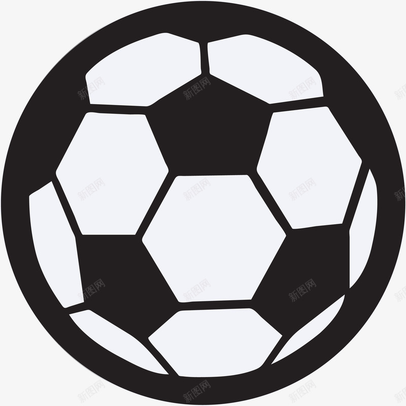 创意足球图标png_新图网 https://ixintu.com 体育器材 动感 卡通足球 手绘足球 球 矢量足球 足球 足球图 足球徽章 运动 速度 飞起的
