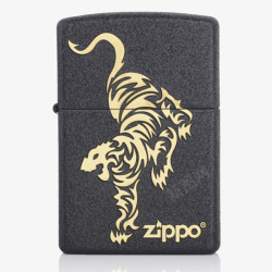 ZIPPO打火机磨砂老虎素材