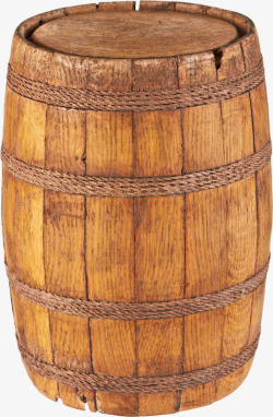 棕色木桶素材