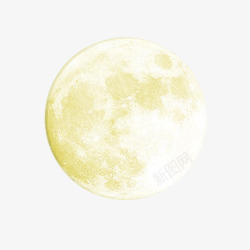 金黄色月亮中秋黄色月亮高清图片