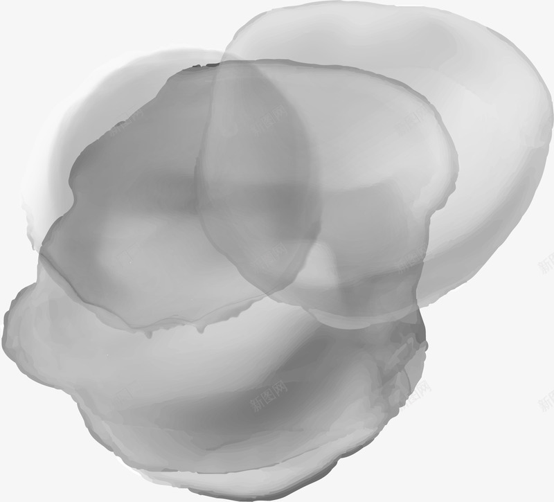 灰色晕染涂鸦矢量图eps免抠素材_新图网 https://ixintu.com 水彩涂鸦 灰色 灰色标题框 灰色颜料 矢量素材 矢量图
