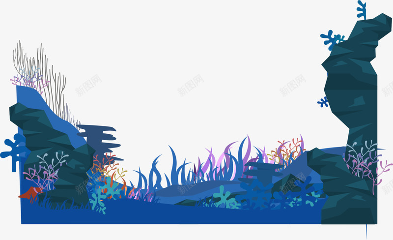 世界海洋日海洋世界png免抠素材_新图网 https://ixintu.com 世界海洋日 水草 海底世界 海洋世界 珊瑚 美丽海底