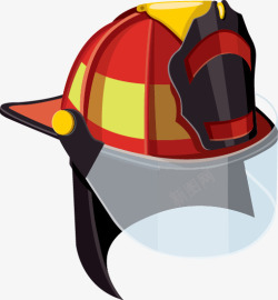 消防安全消防帽矢量图素材