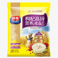 西麦西麦枸杞高锌营养燕麦片高清图片