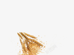 稻谷稻子麦穗条素材