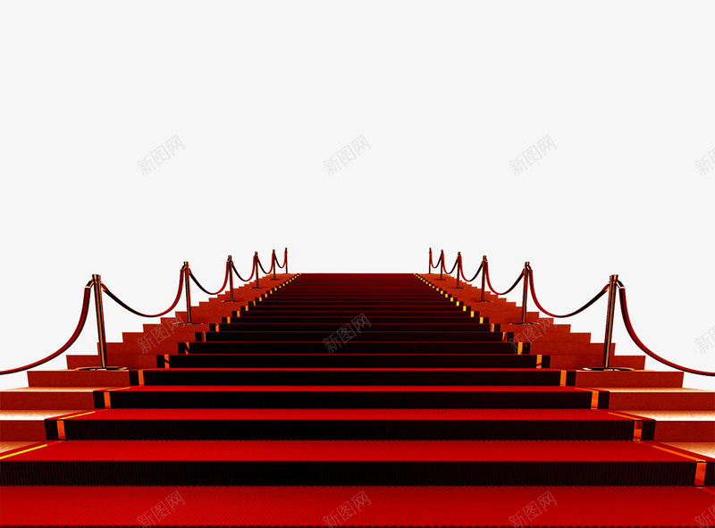 红色阶梯png免抠素材_新图网 https://ixintu.com PNG图片素材 免费PNG素材 红地毯 红色 阶梯