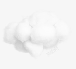 棉花透明的白云高清图片