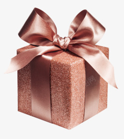 巧克力色生生日礼盒素材