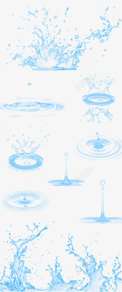 透明水花水各种水高清图片