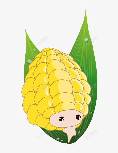 创意卡通玉米png免抠素材_新图网 https://ixintu.com 卡通玉米 可爱玉米 小玉米 玉米精灵