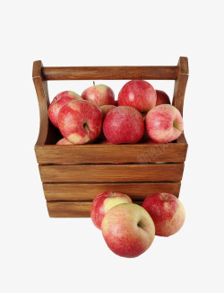 苹果木推拉门一篮红苹果高清图片