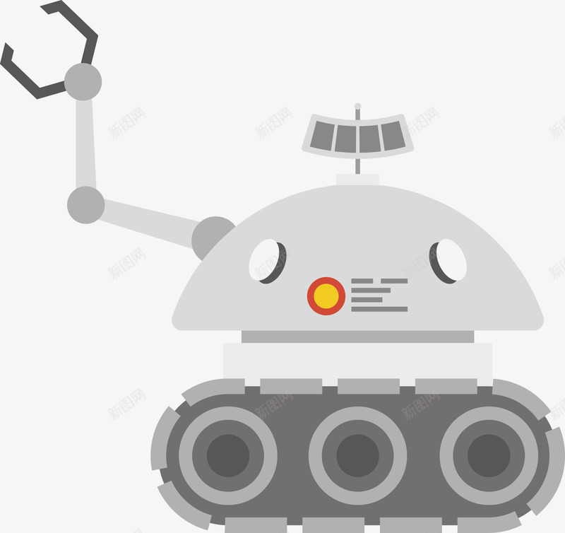 简单机器人png免抠素材_新图网 https://ixintu.com 创意 动漫 工业 彩色 手绘的 机器人 矢量的 绘画