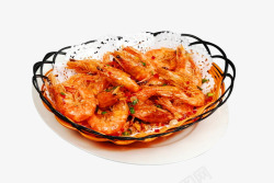 脆皮虾椒盐虾小吃食物图高清图片