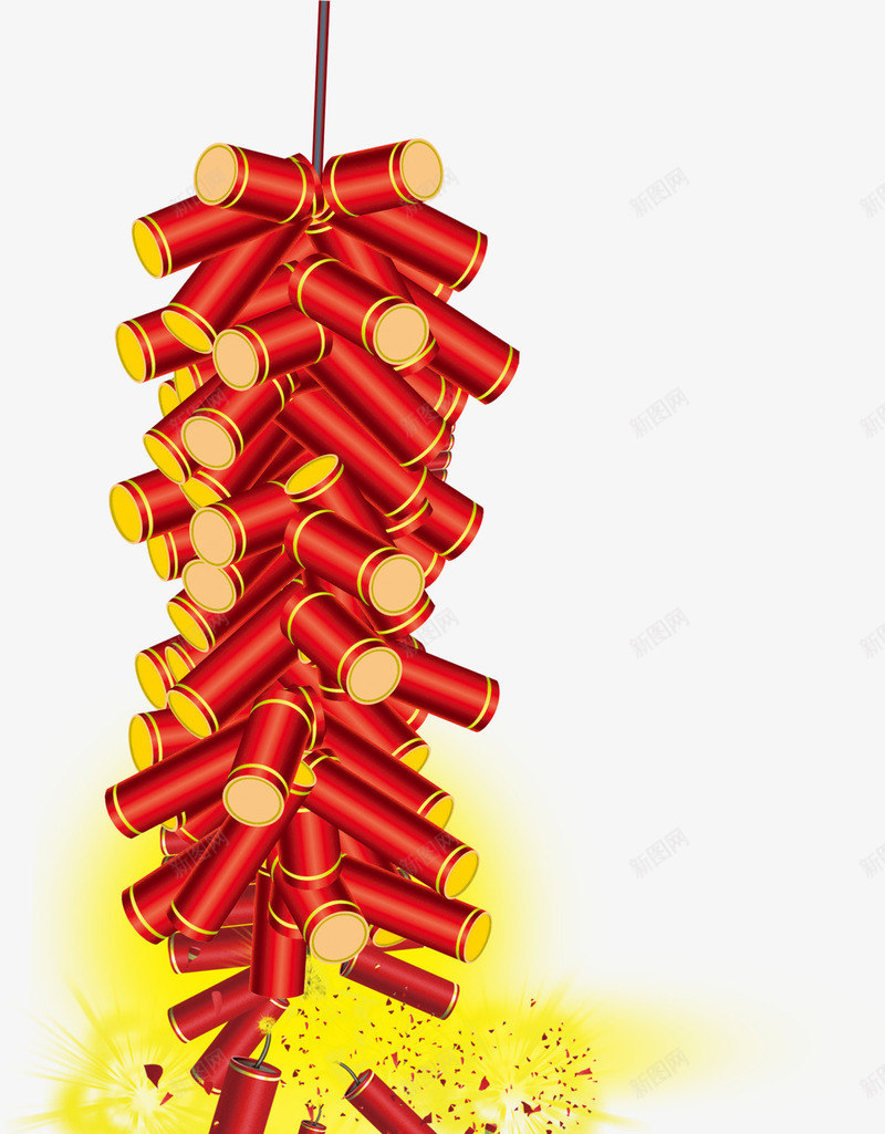 红色鞭炮迎新晚会png免抠素材_新图网 https://ixintu.com 图片 晚会 红色 迎新 鞭炮