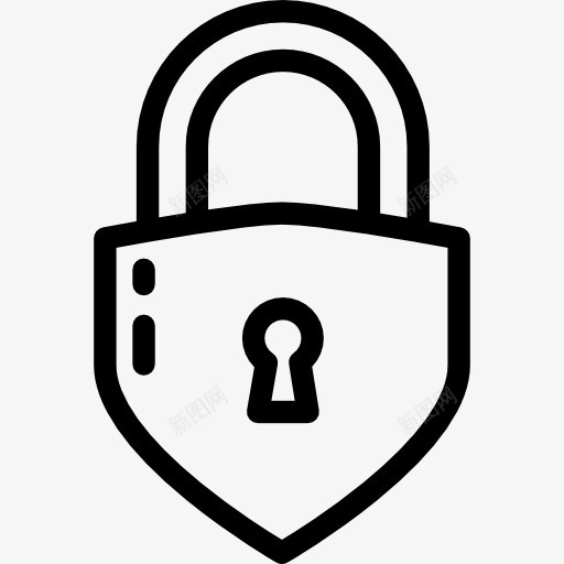 锁图标png_新图网 https://ixintu.com 块 安全 工具和器具 挂锁 锁 隐私