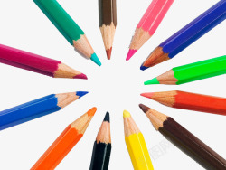 画画专用彩色铅笔创意摆设铅笔高清图片