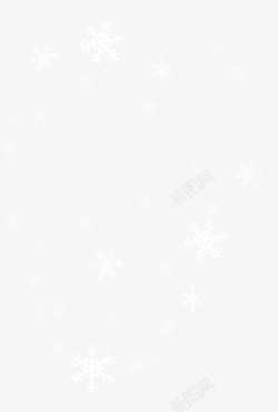 圣诞字体元素冬季飘雪雪花高清图片