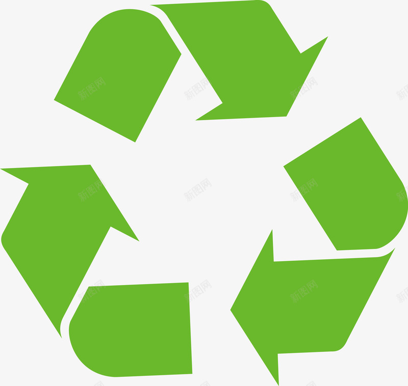绿色循环箭头图图标png_新图网 https://ixintu.com 三角 低能耗 动态箭头 可再生能源 可回收 回收利用 图标 垃圾桶 废品回收利用 循环 汇聚箭头 环保 生态标志 绿叶 绿色 绿色环保