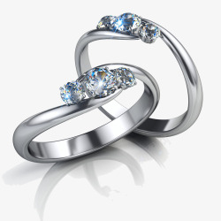 鎯呬荆鎴掓寚钻石戒指高清图片